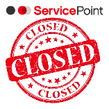 Service Point closed